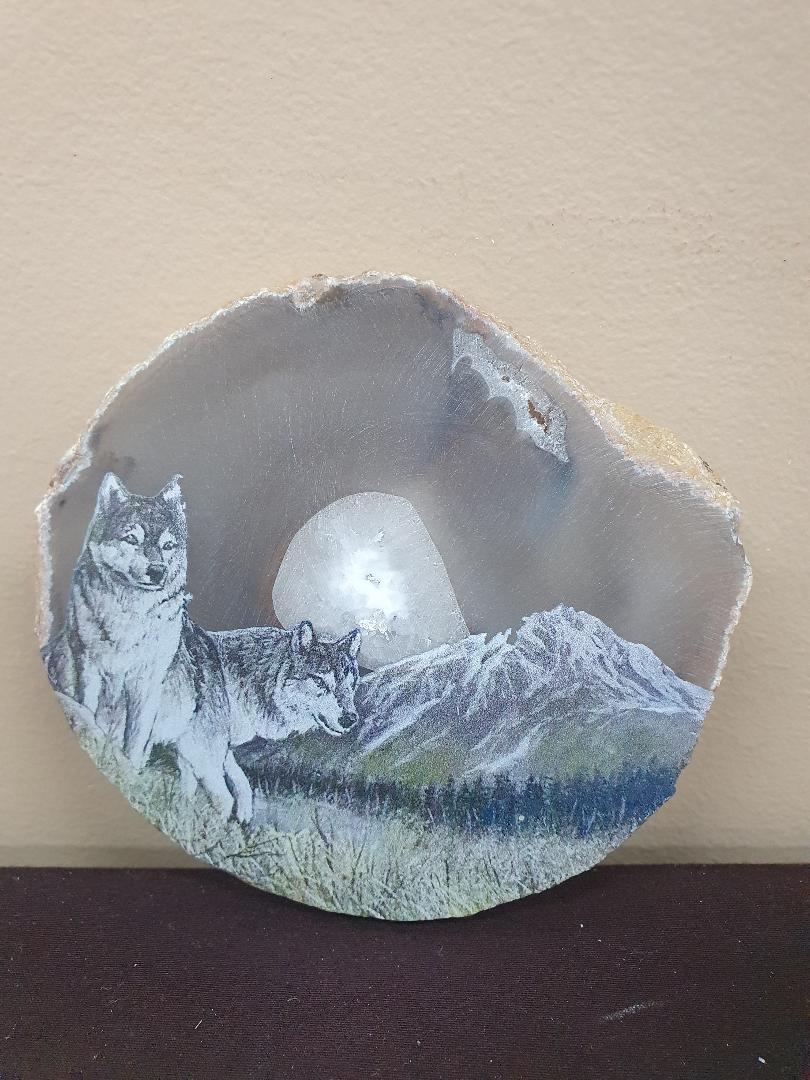 Agate- Printed Totems