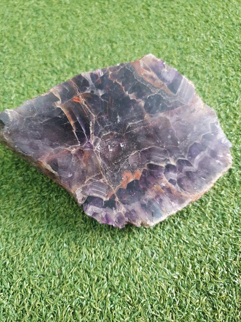Chevron Amethyst - Polished Face