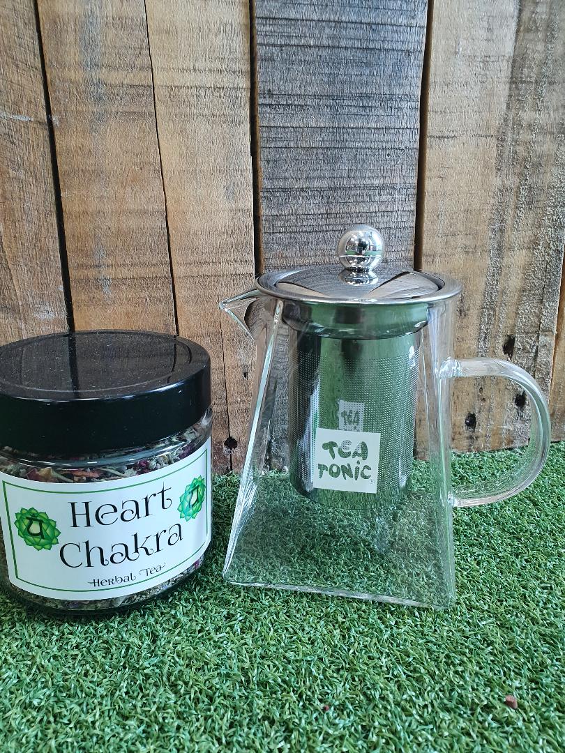 Tea Tonic Square Glass Tea Pot 400ml (2 cups)