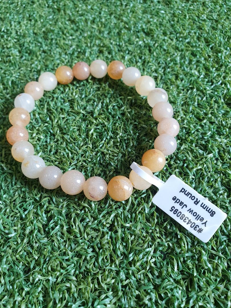 bracelet- yellow jade