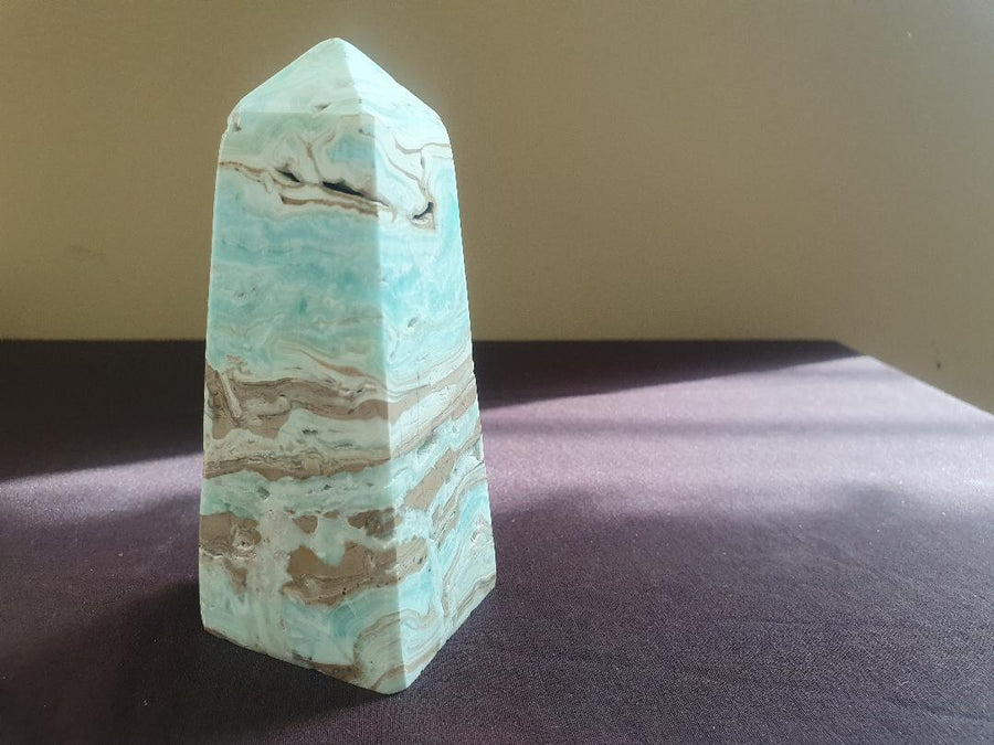 Blue Aragonite - Generator Tower