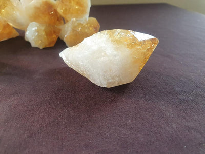 Citrine - raw point assorted